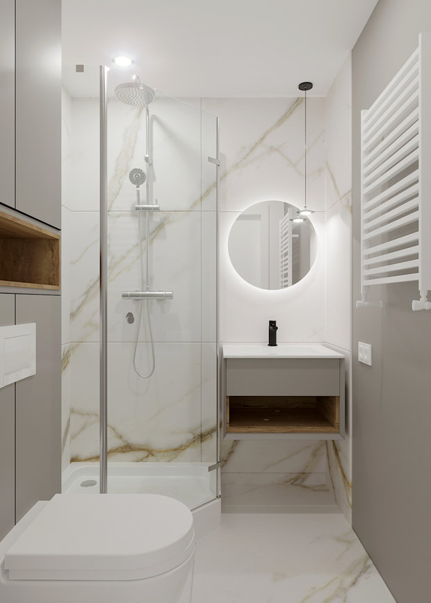 Фото из портфолио Дизайн однокомнатной квартиры – фотографии дизайна интерьеров на INMYROOM