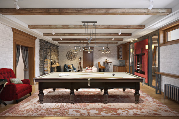 Фото из портфолио В духе американской классики – фотографии дизайна интерьеров на INMYROOM