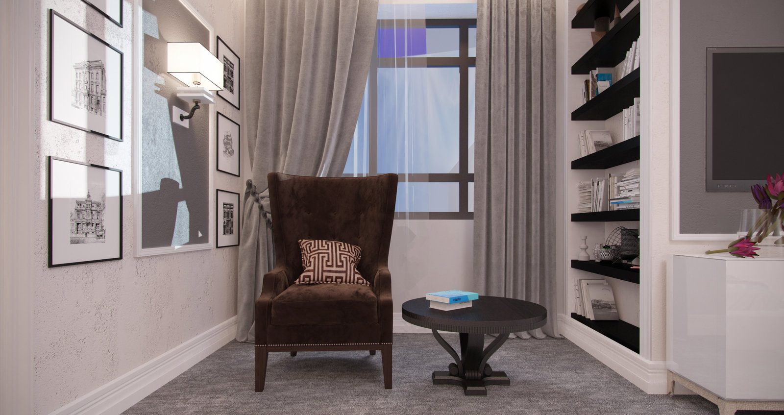 Фото из портфолио Дом в подмосковье общей площадью 380м2 – фотографии дизайна интерьеров на INMYROOM Фото из портфолио Дом в подмосковье общей площадью 380м2 – фотографии дизайна интерьеров на INMYROOM