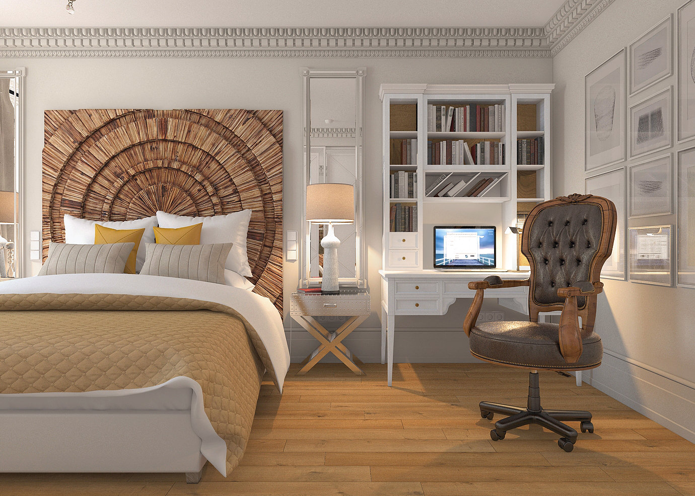 Фотография: Спальня в стиле Современный, Лофт, Квартира, Дома и квартиры – фото на INMYROOM Фотография: Спальня в стиле Современный, Лофт, Квартира, Дома и квартиры – фото на INMYROOM