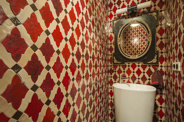 Фотография: Ванная, Прочее в стиле Прованс и Кантри, Эклектика, Квартира, Дома и квартиры, Проект недели – фото на INMYROOM