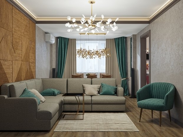 Фото из портфолио Эффектность стиля – фотографии дизайна интерьеров на INMYROOM