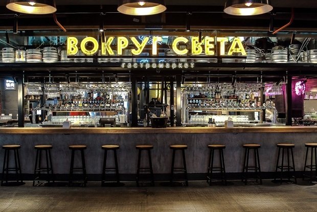 Фото из портфолио Гастромаркет «Вокруг Света» и светильники Acara Black – фотографии дизайна интерьеров на INMYROOM