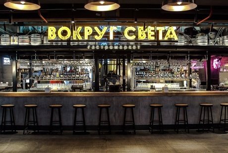 Гастромаркет «Вокруг Света» и светильники Acara Black