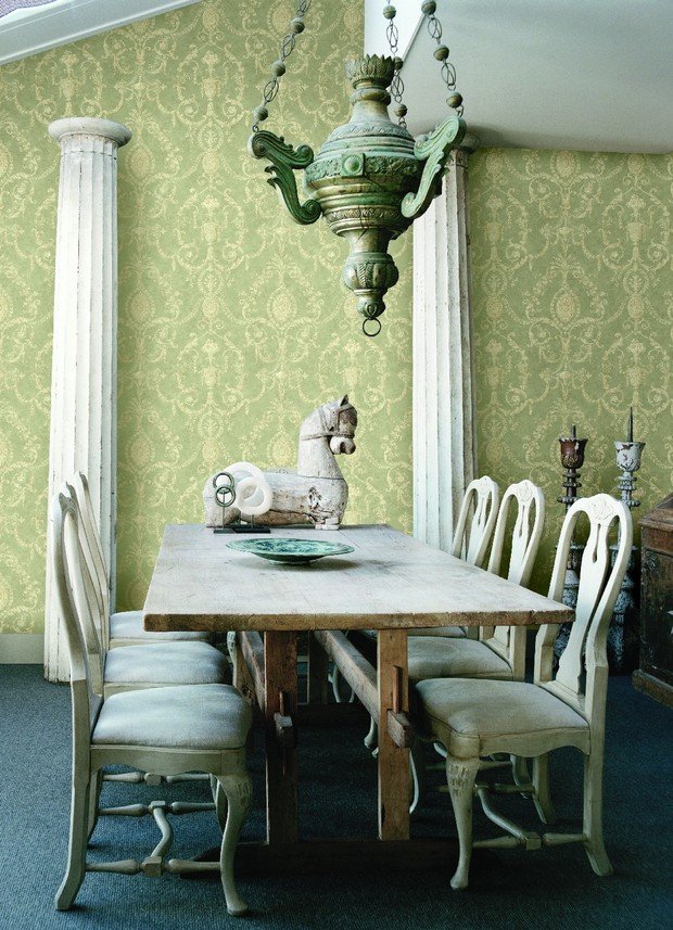 Фотография: Кухня и столовая в стиле Восточный, Эклектика, Декор интерьера, Декор дома, Обои – фото на INMYROOM