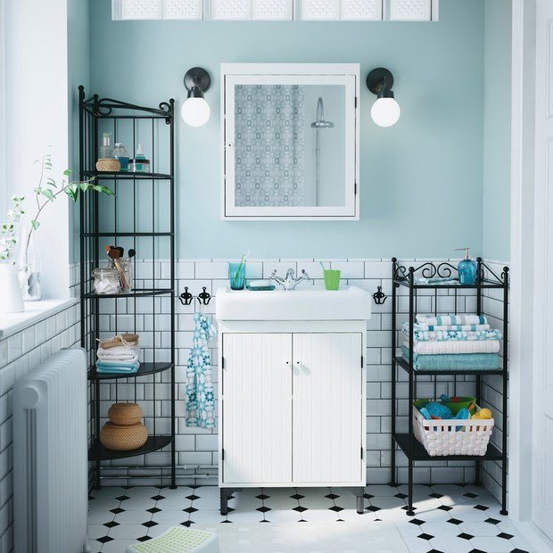 Фотография: Ванная в стиле Скандинавский, Гид, ИКЕА – фото на INMYROOM