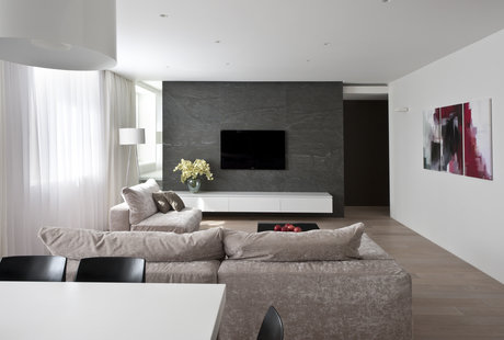 Интерьер квартиры 130м2 на Можайском ш.