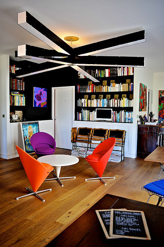 Фотография: Гостиная в стиле Лофт, Современный, Франция, Дома и квартиры, Городские места, Отель – фото на INMYROOM