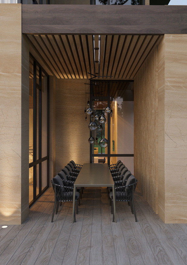 Фотография: Терраса в стиле Современный, Дом, Проект дня, Московская область, Шамсудин Керимов, Эксклюзивные проекты, Никольская слобода – фото на INMYROOM