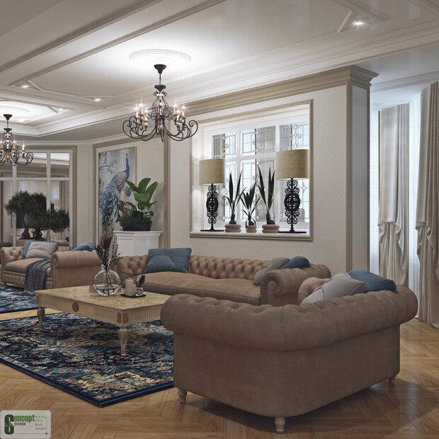 Фото из портфолио Проект дома – фотографии дизайна интерьеров на INMYROOM