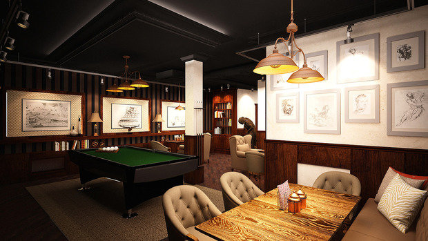 Фото из портфолио Арт-бар – фотографии дизайна интерьеров на INMYROOM