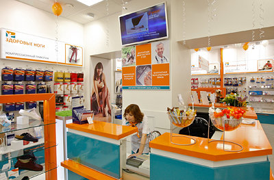 Фото из портфолио Retail chain orthopedic salons Orteca – фотографии дизайна интерьеров на InMyRoom.ru