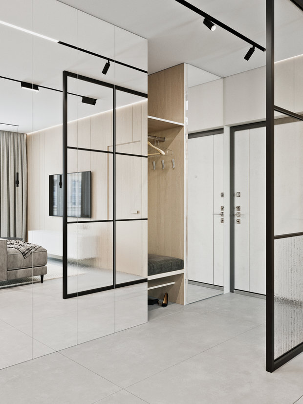 Фото из портфолио ЖК «На Фруктовой», Ижевск, 85 м2 – фотографии дизайна интерьеров на INMYROOM