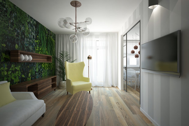 Фото из портфолио Квартира 80 М² (Екатеринбург) – фотографии дизайна интерьеров на INMYROOM