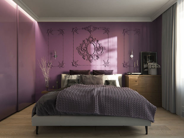Фото из портфолио Фиолетовое счастье – фотографии дизайна интерьеров на INMYROOM