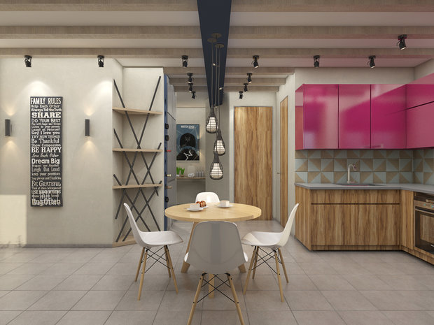 Фото из портфолио Московская квартира со своей историей – фотографии дизайна интерьеров на INMYROOM