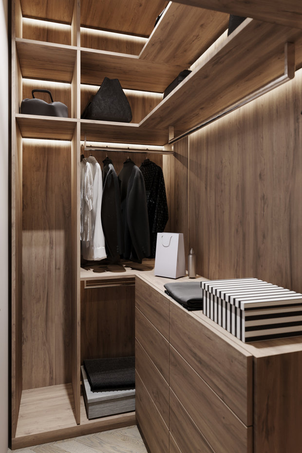 Фото из портфолио Квартира в доме на проспекте Героев – фотографии дизайна интерьеров на INMYROOM