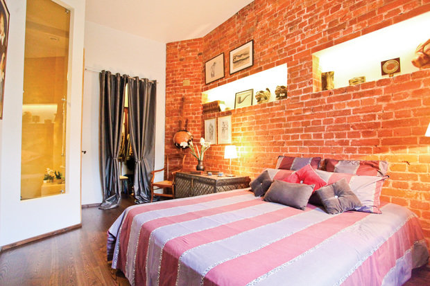Фотография: Спальня в стиле Лофт, Декор интерьера, Дом, Дома и квартиры, Стена – фото на INMYROOM