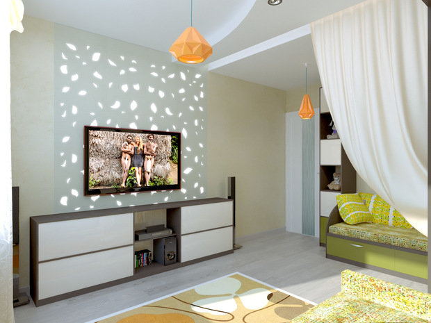 Фото из портфолио 1-ком квартира 45 м2 г. Мытищи Моск. обл – фотографии дизайна интерьеров на INMYROOM