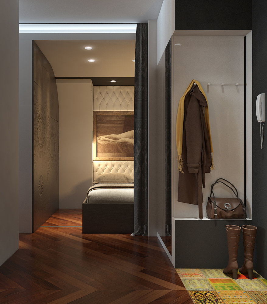 Фотография: Прихожая в стиле Эклектика, Квартира, Дома и квартиры, Проект недели – фото на INMYROOM Фотография: Прихожая в стиле Эклектика, Квартира, Дома и квартиры, Проект недели – фото на INMYROOM