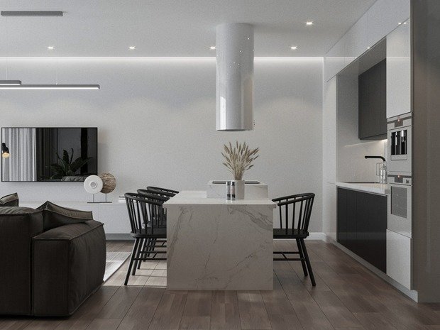 Фото из портфолио Квартира 90 кв.м – фотографии дизайна интерьеров на INMYROOM