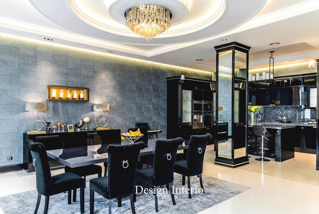 Фото из портфолио Интерьер гостиной в квартире 280 кв.м,в стиле неоклассики. – фотографии дизайна интерьеров на INMYROOM