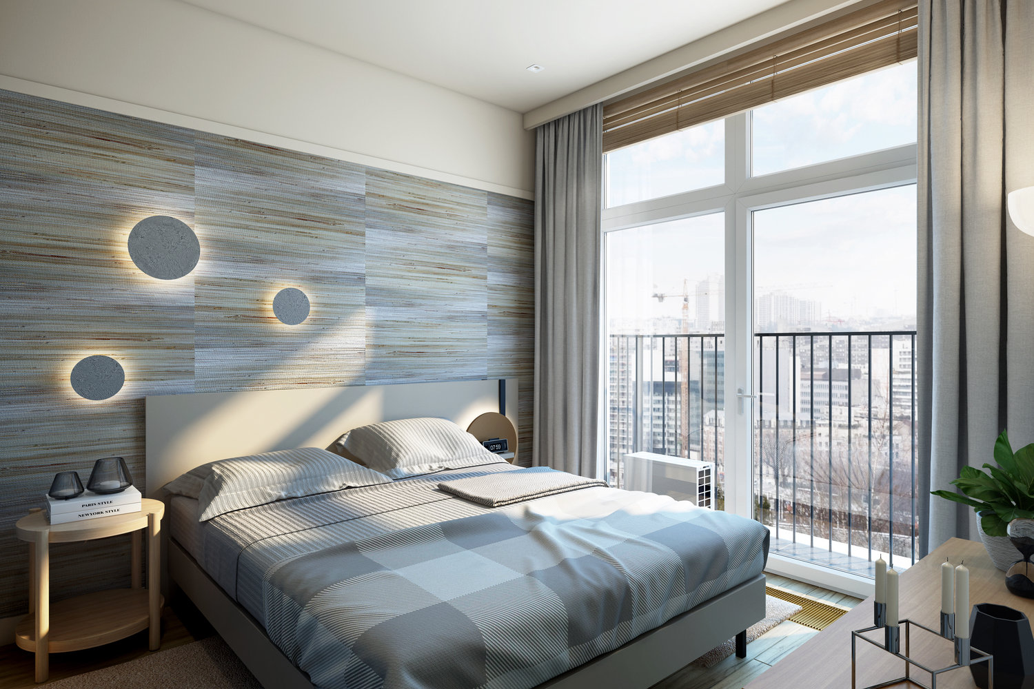 Фотография: Спальня в стиле Современный, Квартира, Проект недели, Москва, Эко, Ольга Райская, 40-60 метров – фото на INMYROOM Фотография: Спальня в стиле Современный, Квартира, Проект недели, Москва, Эко, Ольга Райская, 40-60 метров – фото на INMYROOM