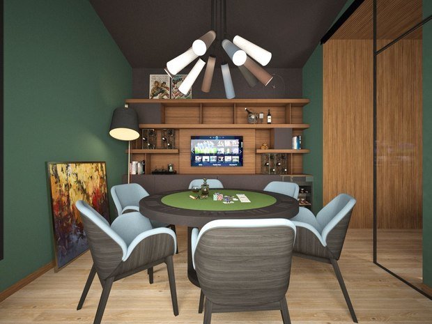 Фото из портфолио Объект "Мужские радости" – фотографии дизайна интерьеров на INMYROOM