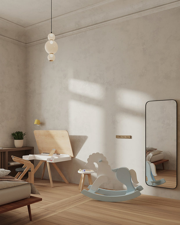 Фотография: Детская в стиле Эклектика, Квартира, Проект недели, Санкт-Петербург, 3 комнаты, Более 90 метров, Дарья Лёхова – фото на INMYROOM