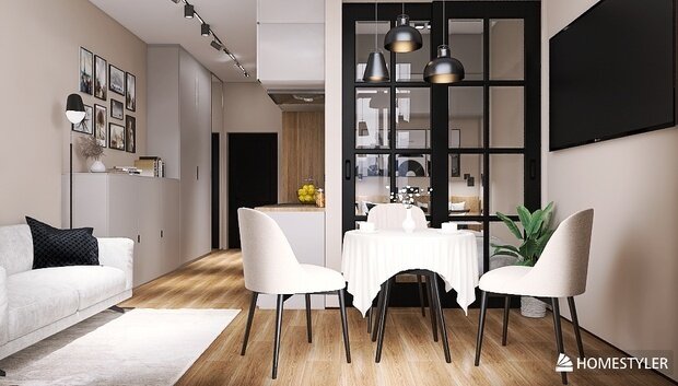Фото из портфолио Современный стиль 30 кв.м. – фотографии дизайна интерьеров на INMYROOM
