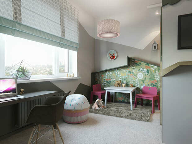 Фото из портфолио ДЕТСКАЯ КОМНАТА – фотографии дизайна интерьеров на INMYROOM
