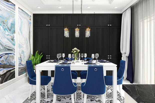 Фото из портфолио Дизайн кухни-столовой – фотографии дизайна интерьеров на INMYROOM
