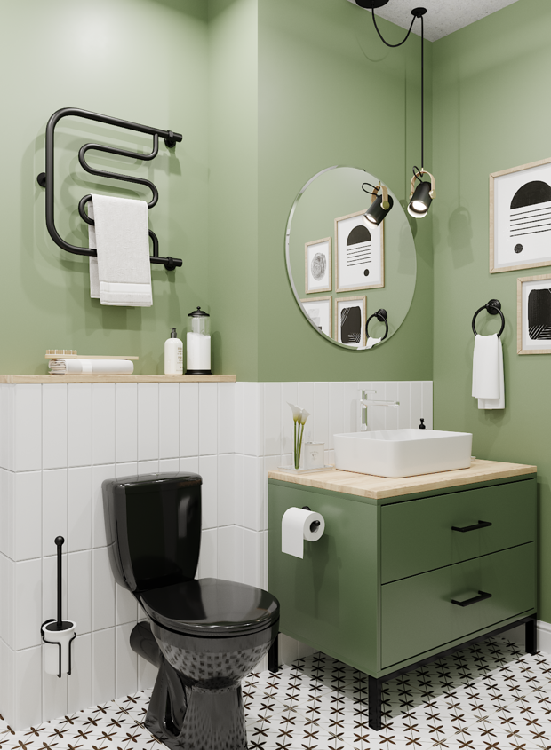 Фото из портфолио Однокомнатная квартира 39м2 – фотографии дизайна интерьеров на INMYROOM