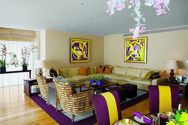 Фото из портфолио Фиолетовый цвет – фотографии дизайна интерьеров на INMYROOM