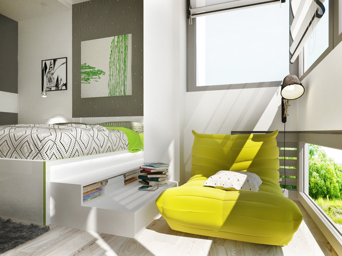 Фото из портфолио Спальня в эко-стиле – фотографии дизайна интерьеров на INMYROOM Фото из портфолио Спальня в эко-стиле – фотографии дизайна интерьеров на INMYROOM