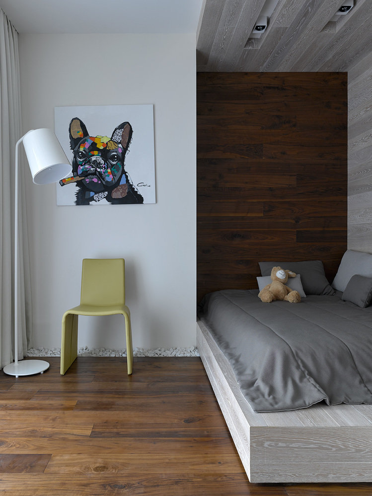 Фотография: Детская в стиле Минимализм, Современный, Дом, Подмосковье, Московская область, Монолитный дом, Александра Федорова, 4 и больше, Более 90 метров, Эксклюзивные проекты, Марфино – фото на INMYROOM