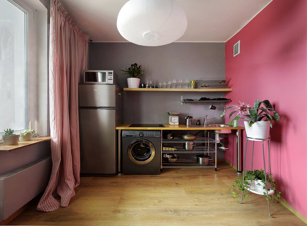 Фотография: Кухня и столовая в стиле Современный, DIY, Малогабаритная квартира, Квартира, Дома и квартиры, Переделка – фото на INMYROOM