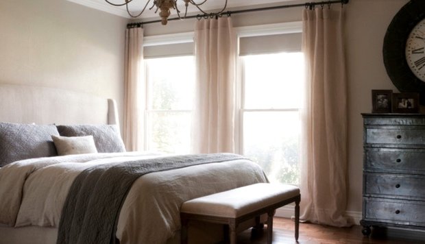 Фотография: Спальня в стиле Прованс и Кантри, DIY, Дом, Цвет в интерьере, Дома и квартиры, Белый – фото на INMYROOM