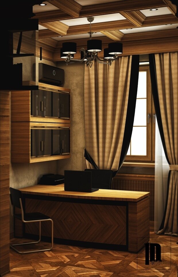 Фото из портфолио Офис для адвоката. Вариант 3 – фотографии дизайна интерьеров на INMYROOM