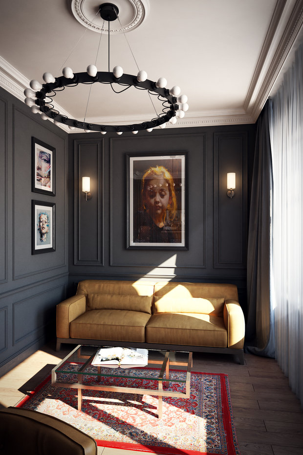 Фото из портфолио Американская классика в петербургском старом фонде – фотографии дизайна интерьеров на INMYROOM