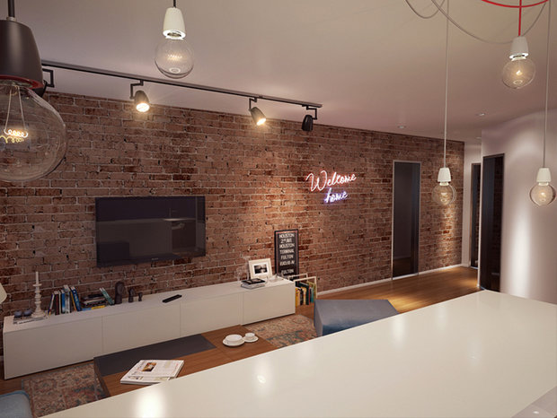 Фото из портфолио Холостятский Loft. Город Пермь. – фотографии дизайна интерьеров на INMYROOM