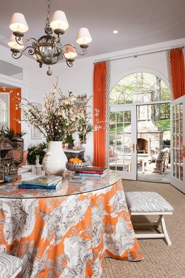 Фотография: Кухня и столовая в стиле Прованс и Кантри, Классический, Современный, Декор интерьера, Дизайн интерьера, Цвет в интерьере, Оранжевый – фото на INMYROOM