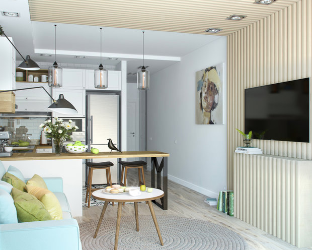 Фотография: Кухня и столовая в стиле Скандинавский – фото на INMYROOM