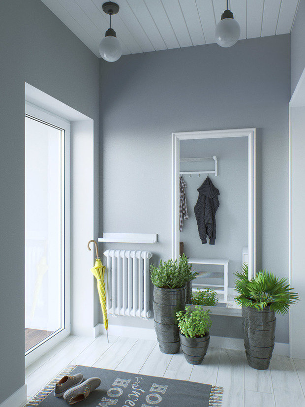 Фотография: Прихожая в стиле Скандинавский, Дом, Проект недели, Дача, Дом и дача, ИКЕА, 4 и больше, Более 90 метров, Маргарита Рассказова – фото на INMYROOM