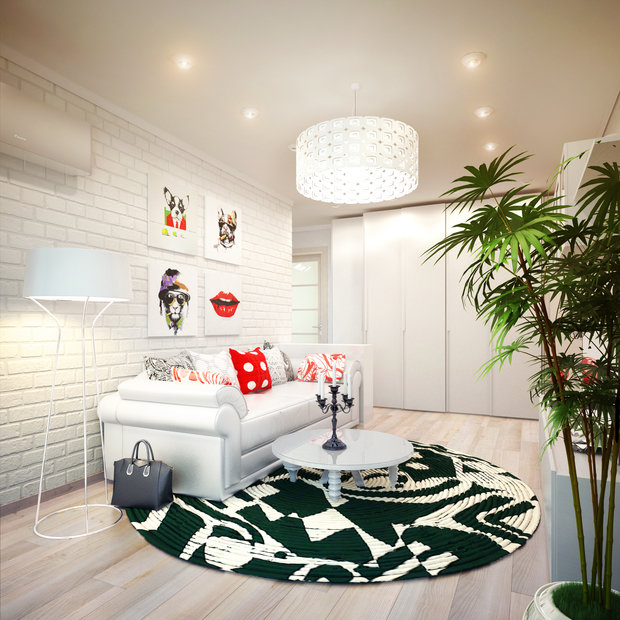 Фото из портфолио светлая квартира в современном стиле в  Беляево – фотографии дизайна интерьеров на INMYROOM