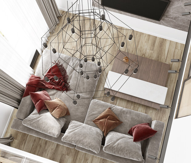 Фото из портфолио Дизайн интерьера двухэтажной квартиры  в стиле минимализм – фотографии дизайна интерьеров на INMYROOM