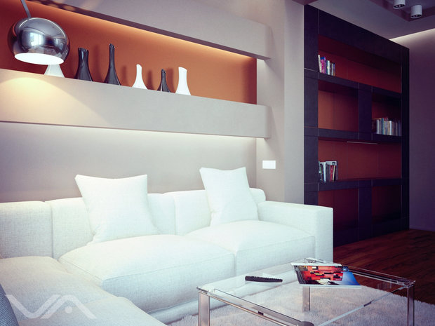 Фото из портфолио Дизайн гостиной в Ялте – фотографии дизайна интерьеров на InMyRoom.ru