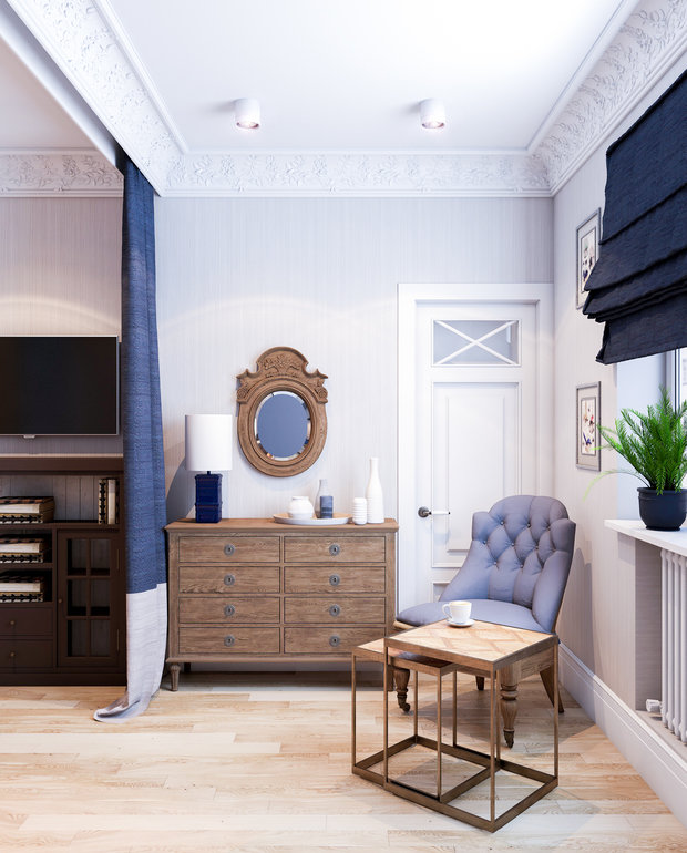 Фото из портфолио Deep blue – фотографии дизайна интерьеров на INMYROOM