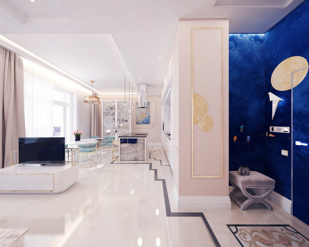 Фото из портфолио Проект квартиры 100 м2, Санкт-Петербург – фотографии дизайна интерьеров на INMYROOM