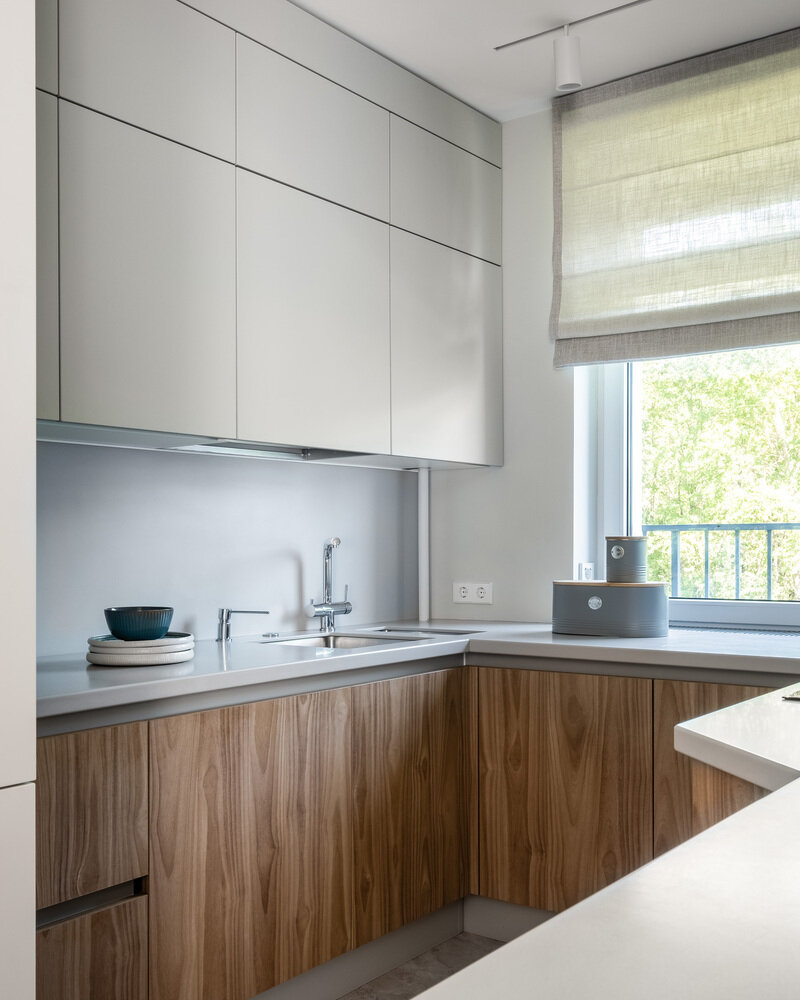 Фотография: Кухня и столовая в стиле Современный, Квартира, Проект недели, Московская область, 3 комнаты, Более 90 метров, Александр Дмитрук – фото на INMYROOM Фотография: Кухня и столовая в стиле Современный, Квартира, Проект недели, Московская область, 3 комнаты, Более 90 метров, Александр Дмитрук – фото на INMYROOM